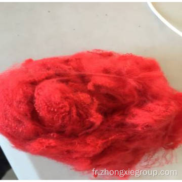 Fibre de polyester rouge 1.2-20D